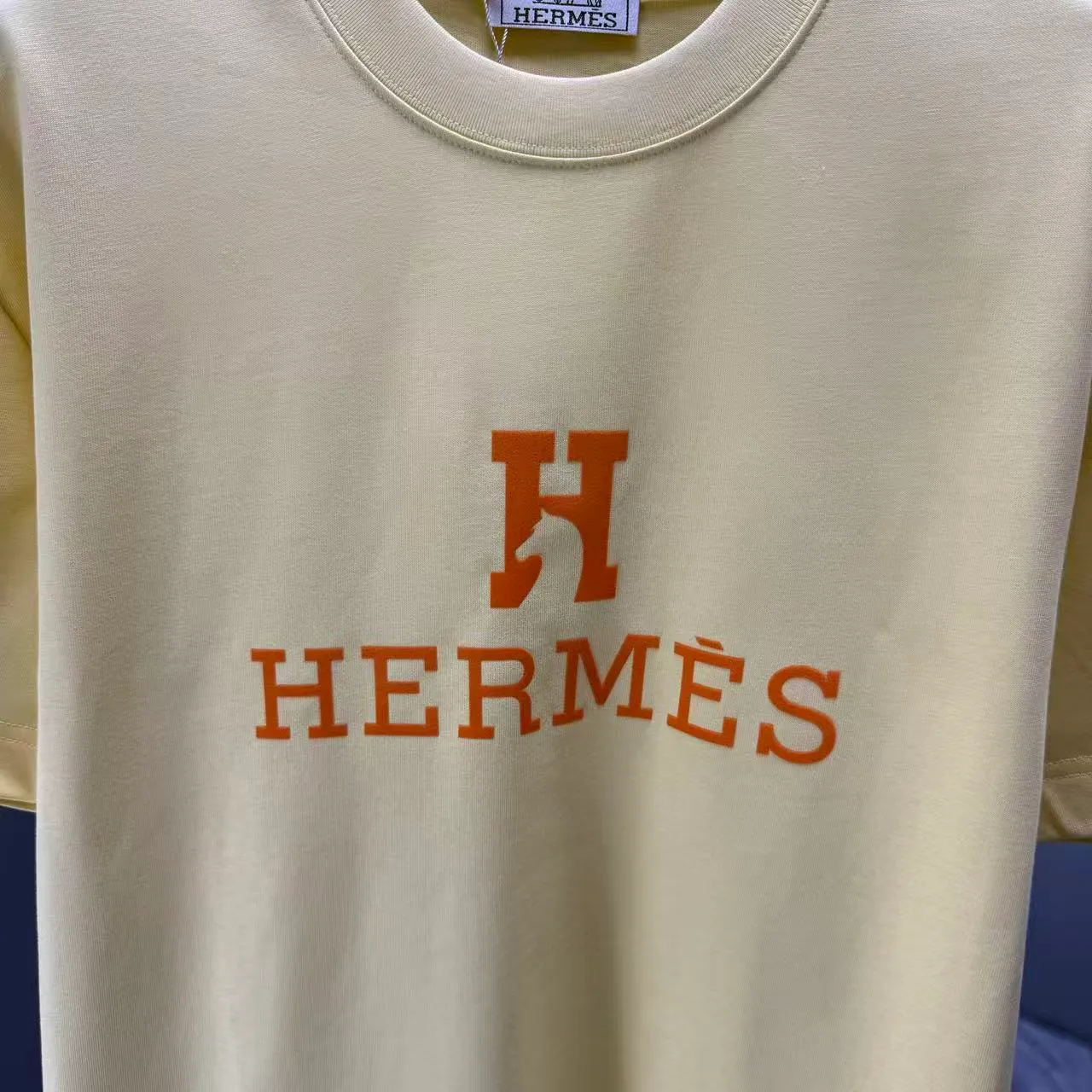 HERM* * 2026 New Arrival T logo ：Black White Yellow Dark Blue Sizes：S M L XL XXL